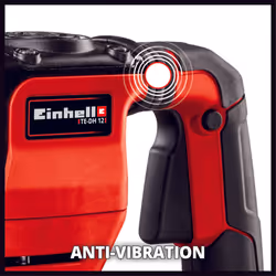 Einhell Marteau Démolisseur TE-DH 12 (1050 W, Fréquence de Frappe : 4100 trs/min, , Câble : 400 cm, Mandrin SDS Max, Livré en Coffret avec Burin Pointu et Burin Plat)
