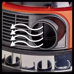 Einhell TE-VC 36/30 Li S-Solo 30 L Aspiratore a cilindro Secco e bagnato Sacchetto per la polvere - Vista aggiuntiva 5