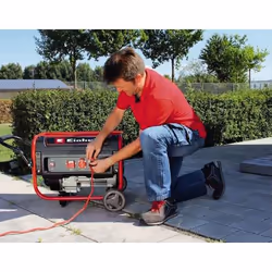 Einhell TC-PG 35/E5 gruppo elettrogeno 4100 W 15 L Benzina Nero, Rosso - Vista aggiuntiva 5
