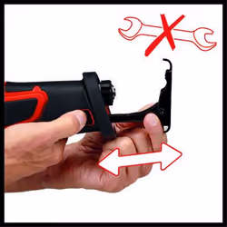 Einhell TE-AP 18/28 Li BL - Solo 2500 spm (fogli per minuto) Nero, Rosso - Vista aggiuntiva 7
