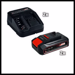 Einhell GE-CM 36/33 Li (2x2,5Ah) Tagliaerba a spinta Batteria Nero, Rosso - Vista aggiuntiva 5