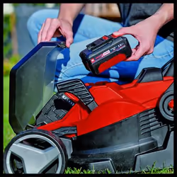 Einhell GE-CM 36/34-1 Li-Solo Tagliaerba a spinta Batteria Nero, Rosso - Vista aggiuntiva 5