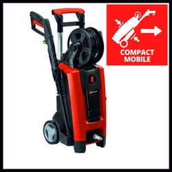 Einhell TE-HP 170 idropulitrice Verticale Elettrico 440 l/h Nero, Rosso - Vista aggiuntiva 5