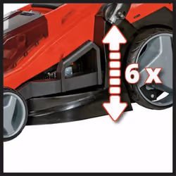 Einhell GE-CM 36/43 Li M-Solo Tagliaerba a spinta Batteria Nero, Rosso - Vista aggiuntiva 5