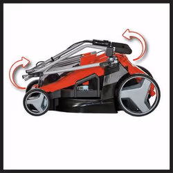 Einhell GE-CM 36/43 Li M-Solo Tagliaerba a spinta Batteria Nero, Rosso - Vista aggiuntiva 8
