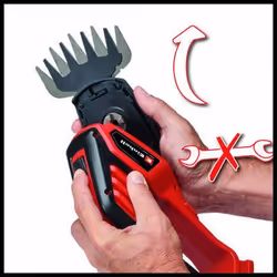 Einhell GE-CG 18/100 Li T-Solo cesoia per erba cordless 10 cm 18 V Nero, Rosso - Vista aggiuntiva 5