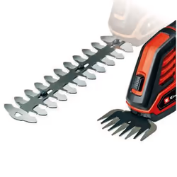Einhell GE-CG 18/100 cesoia per erba cordless 8 mm 18 V Ioni di Litio Nero, Rosso - Vista aggiuntiva 5