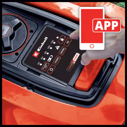 Einhell Freelexo 450 BT Solo Tagliaerba robotizzato Batteria Nero, Rosso, Argento - Vista aggiuntiva 7