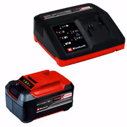 Einhell 4512114, Set batteria e caricabatterie, Ioni di Litio, 4,2 Ah, 18 V, Nero, Rosso, 4 V