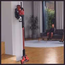 Einhell TE-SV 18 Li-Solo Aspirapolvere a bastone 2 in 1 Batteria Secco Senza sacchetto Nero, Rosso - Vista aggiuntiva 5