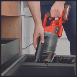 Einhell TE-SV 18 Li-Solo Aspirapolvere a bastone 2 in 1 Batteria Secco Senza sacchetto Nero, Rosso - Vista aggiuntiva 7