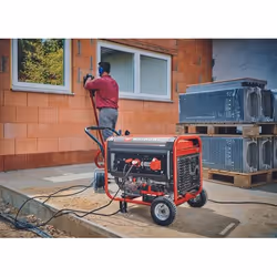 Einhell TC-PG 65/E5 gruppo elettrogeno 25 L Benzina Nero, Rosso - Vista aggiuntiva 7