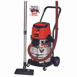 Einhell TP-VC 36/30 S Auto Solo, 36 W, Aspiratore a cilindro, Secco e bagnato, 30 L, Schiuma, Filtraggio Aqua