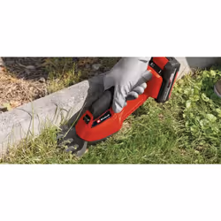 Einhell GC-AGS 18 Li - Solo cesoia per erba cordless 10 cm 18 V Ioni di Litio Nero, Rosso