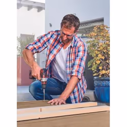 Einhell TE-CD 12/1 Li +22+CL (2x2.0Ah) Nero, Metallico, Rosso - Vista aggiuntiva 6