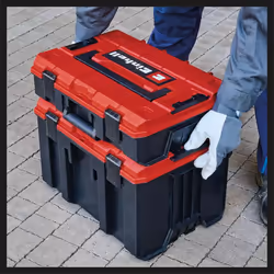 Einhell E-Case M valigetta porta attrezzi Custodia rigida Nero, Rosso - Vista aggiuntiva 4