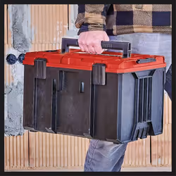 Einhell E-Case M valigetta porta attrezzi Custodia rigida Nero, Rosso - Vista aggiuntiva 5
