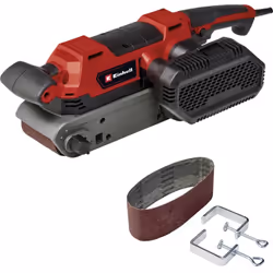 Einhell TE-BS 850 E, Levigatrice a nastro, Morsa, Grigio, Rosso, 200 Giri/min, 400 Giri/min, AC