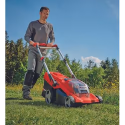 Einhell RASARRO 36/42 (2x5,2Ah) Tagliaerba a spinta Batteria Nero, Rosso - Vista aggiuntiva 8
