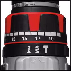 Einhell TP-CD 18/80 Li-i BL 28800 Giri/min Senza chiave 1,44 kg Nero, Rosso - Vista aggiuntiva 4