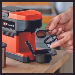 Einhell TE-CF 18 Li-Solo Automatica/Manuale Macchina da caffè con filtro 0,24 L - Vista aggiuntiva 8