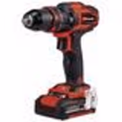 Einhell TE-CD 18/40 Li-i, Trapano con impugnatura a pistola, Spazzolato, Nero, Rosso, Argento, 1,3 cm, 1500 Giri/min, 400 Gir ...
