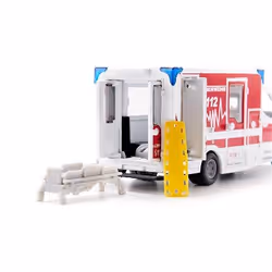 Siku Mercedes-Benz Sprinter Miesen Type C Ambulance Modello di ambulanza Preassemblato 1:50 - Vista aggiuntiva 4