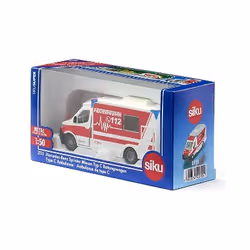 Siku Mercedes-Benz Sprinter Miesen Type C Ambulance Modello di ambulanza Preassemblato 1:50 - Vista aggiuntiva 6
