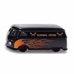Siku VW T1, Modello city car, 1:50, VW T1 Transporter Custom, Qualsiasi tipo, Metallo, Plastica, Nero, Arancione