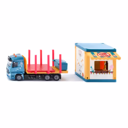 Siku Prefab house transporter Modello camion trasporto merci pesanti Preassemblato 1:50 - Vista aggiuntiva 7