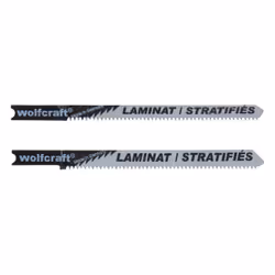 wolfcraft GmbH 2674000, Lama per seghetto alternativo, Truciolare, Laminato, Parquet, Acciaio al carbonio (HCS), Acciaio inox ...