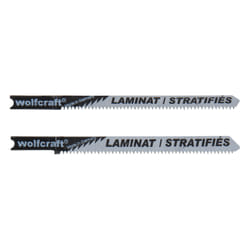 wolfcraft GmbH 2674000 lama per sega a gattuccio, sega a traforo e sega universale Lama per seghetto alternativo Acciaio al carbonio (HCS) 3 pz