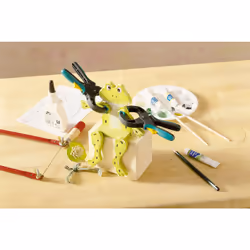 wolfcraft GmbH FZR 30 Morsetto a cricchetto 3 cm Grigio, Turchese, Giallo - Vista aggiuntiva 4
