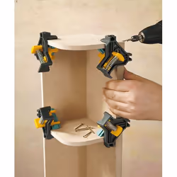 wolfcraft GmbH ES 22 Morsetto ad angolo 2,2 cm Nero, Verde, Giallo - Vista aggiuntiva 7
