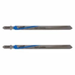 wolfcraft GmbH 4006885354906, Lama per seghetto alternativo, Metallo, Acciaio, Acciaio al carbonio (HCS), Grigio, 10,5 cm, 1, ...