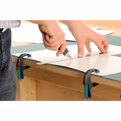 wolfcraft GmbH FZH 40 Morsa a molla 4 cm Grigio, Turchese - Vista aggiuntiva 4