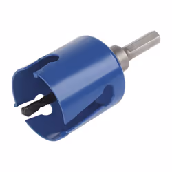 wolfcraft GmbH 3874000, Singolo, Trapano, Mattone, Cartongesso, Plastica, Calcestruzzo poroso, Legno, Blu, Punta a carburo di ...