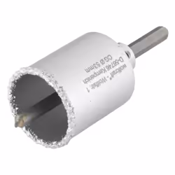 wolfcraft GmbH 3895000, Singolo, Trapano, Mattone, Cartongesso, Piastrella, Acciaio inox, Rivestimento a carburo di tungsteno ...