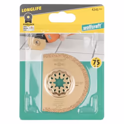 wolfcraft GmbH 4245000 lama per sega a gattuccio, sega a traforo e sega universale Carburo di tungsteno (TC) 1 pz - Vista aggiuntiva 4