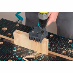 wolfcraft GmbH Guida per spinatura - Calibro di spinatura per giunzioni in legno - Vista aggiuntiva 5
