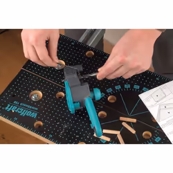 wolfcraft GmbH Guida per spinatura - Calibro di spinatura per giunzioni in legno - Vista aggiuntiva 8