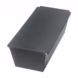 Kaiser Bread mould with lid, Teglia per plumcake, Rettangolare, Superficie piana, 260 °C, Grigio, Acciaio