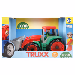 Lena TRUXX 04417, Trattore, 2 anno/i, Plastica, Nero, Verde, Grigio, Rosso