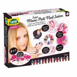 Lena Mani-Pedi Nail Salon, Set manicure per bambini, 8 anno/i, Batterie richieste, Multicolore