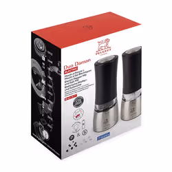 Peugeot Daman Electric Set macina sale e pepe Nero, Acciaio inox, Trasparente - Vista aggiuntiva 5