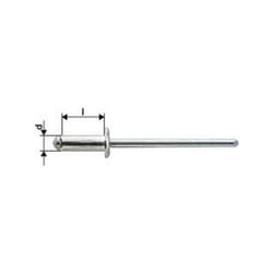 Format - Rivetti Ciechi Ordinaria Della Testina Semiovale Alu 4X16Mm Gesipa (a 1000)