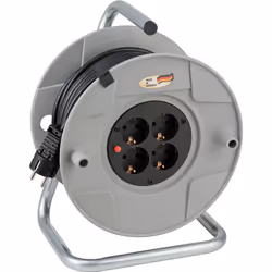 Brennenstuhl AK 260, Bianco, Plastica, 4 presa(e) AC, Dritto, 25 m, IP20
