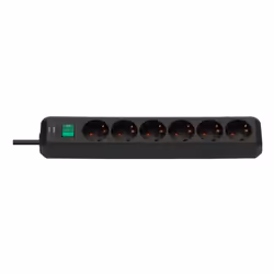 Brennenstuhl 1159500400 prolunghe e multiple 3 m 6 presa(e) AC Interno Nero - Vista aggiuntiva 4