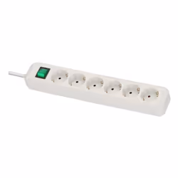 Brennenstuhl 1159520400 prolunghe e multiple 3 m 6 presa(e) AC Interno Bianco - Vista aggiuntiva 6