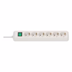 Brennenstuhl 1159520400 prolunghe e multiple 3 m 6 presa(e) AC Interno Bianco - Vista aggiuntiva 7